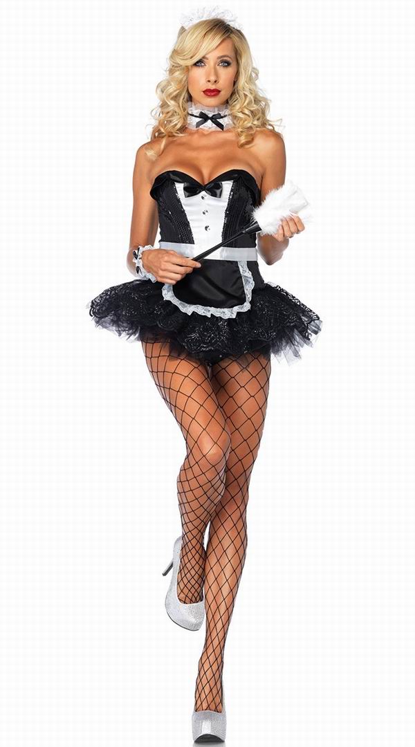 Sequin Tuxedo Corset